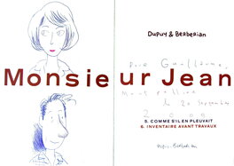 Charles Berberian - Monsieur Jean - T5 et T6 - Œuvre originale
