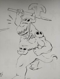Mathieu Burniat - Chaos crescendo - Original Illustration