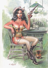 Thierry Girod - Rosita's Gun - Original Illustration