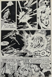 Jean-Yves Mitton - Mitton, Mikros#6, Super-Termitor, planche n°18, Mustang#59, 1980. - Planche originale