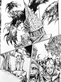 Laolyth - Planche du tome 1 du Corbeau pâle - Comic Strip