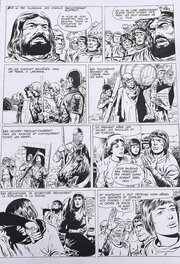 Gérald Forton - Planche du tome 1 d'Aymeric et les Cathares - Comic Strip