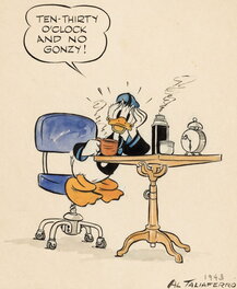 Al Taliaferro - Al Taliaferro - Donald Duck - 1943 - Color Illustration - Original Illustration