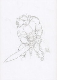 Oscar Martin - Solo Prêt Au Combat - Original Illustration