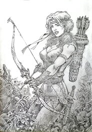 Mohamed Aouamri - Looki, saga valta - Planche originale