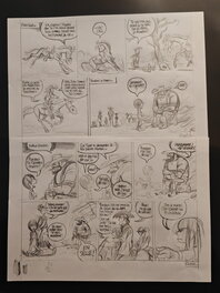 Blutch - Lucky Luke Les Indomptés - Planche originale