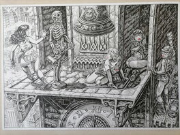 Raúlo Cáceres - Le clocher - Comic Strip