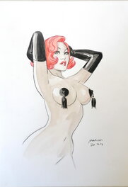 Enrico Marini - Noir burlesque - Original Illustration
