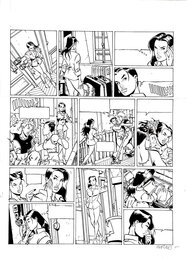 Félix Meynet - Planche 38 Felix Meynet - Les eternels - Planche originale