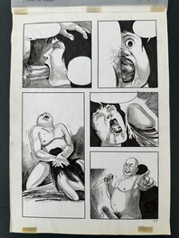 Vo Linh - Violence Rougepage 17 Planche Originale Érotique Parution BD Climax 1990 - Comic Strip