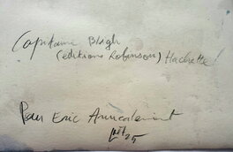 Dédicacée au dos et signée LHF 25