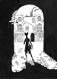 Laurence Peguy - Le monde d'Harry Potter - Illustration originale