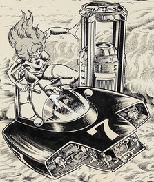 Cobra - The Black Bullet (page 7, détail)