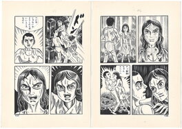 Marina Shirakawa - Bloodsucker Archipelago, The Vampire Legend | pgs.106-107 | Classic Horror Manga - Planche originale