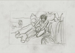 Enki Bilal - Album 'Quatre' - Original art