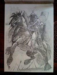 Philippe Bringel - Death Dealer - Planche originale