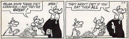 Dik Browne - HAGAR THE HORRIBLE - Planche originale