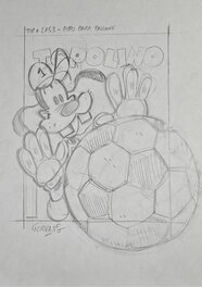 Marco Gervasio - Couverture (crayonné) - Topolino n° 2753 - Couverture originale