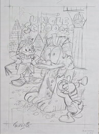 Marco Gervasio - Couverture (crayonné) variante C pour  Uncle Scrooge #435 - Couverture originale