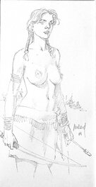 André Juillard - Divas /  Plume aux vents - Original Illustration