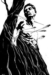 Matthew Dunn - Saint Sebastian - Illustration originale