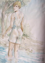 Olivier Berlion - Lie-De-Vin - Original Illustration