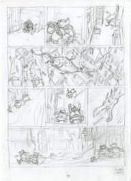 Thierry Martin - Story board pl 59 Mickey et les mille Pat - Œuvre originale