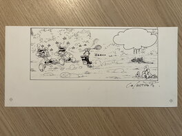 Louis-Michel Carpentier - Strip Carpentier - Planche originale