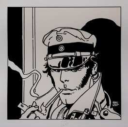 Corto Maltese au cigare par Hugo Pratt Corto Maltese au cigare par Hugo Pratt