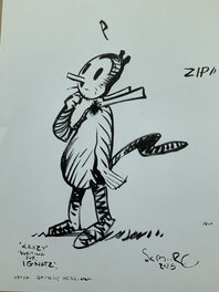 Detail of Krazy Kat by S K Moore Detail of Krazy Kat by S K Moore