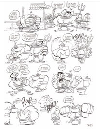 Tébo - Captain Biceps L'invulnérable, Tome 3, 2006 - Comic Strip