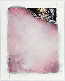 Berni Wrightson - Bernie Wrightson Series Two: More Macabre Trading Card #90 Checklist Card With Zombie Reaching Over Cemetery Head Stone (1994) - Original Illustration