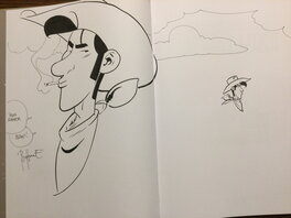 Matthieu Bonhomme - La longue marche de Lucky Luke - Planche originale