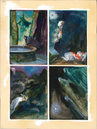 Alberto Breccia - "L'ultima visita del gentiluomo malato", page 5 - Planche originale