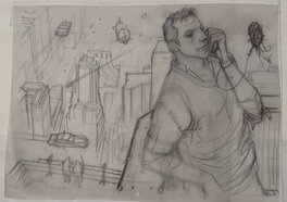 Crayonné Fond Enki Bilal (exposition inaugurale) Crayonné Fond Enki Bilal (exposition inaugurale)