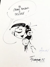 André Franquin - Gaston - Original Illustration