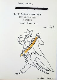 micaël - UN ARGENTIN A PARIS - Planche originale