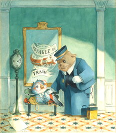 Clement Lefèvre - Clément Lefèvre - Edgar, le réveil - Original Illustration