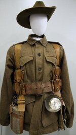 Uniforme Australien de la première guerre modiale Uniforme Australien de la première guerre modiale
