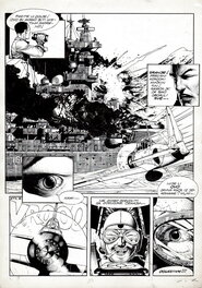 Esad Ribic - Ribic, kamikaze, planche, 1990. - Planche originale