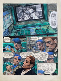 Enki Bilal - Planche Froid equateur - Planche originale