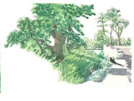 Juliette Lagrange - Juliette Lagrange - illustration à l'aquarelle - Illustration originale