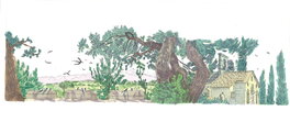 Juliette Lagrange - Juliette Lagrange - illustration à l'aquarelle - Illustration originale