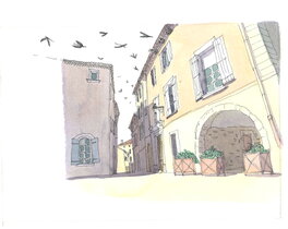 Juliette Lagrange - Juliette Lagrange - illustration à l'aquarelle - Planche originale