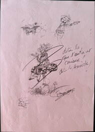 André Franquin - Comte de Champignac - Original art