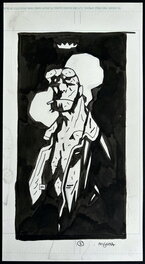 Mike Mignola - Hellboy King Sketch 2 - Original Illustration