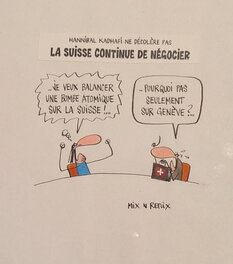 Mix & Remix - Dessin de presse - Planche originale