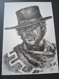 Osman Hajdarevic - Clint Eastwood - The good the bad & the ugly - Original Illustration