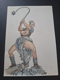 Malik - Female fighter - Original Illustration
