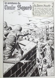 Daniel Martin - Bayard n°15 - page titre de l'épisode Le baron maudit (Mon journal) - Planche originale